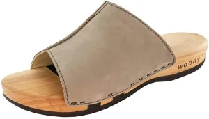 woody Women's Clog Mules, Sand, Numeric_8