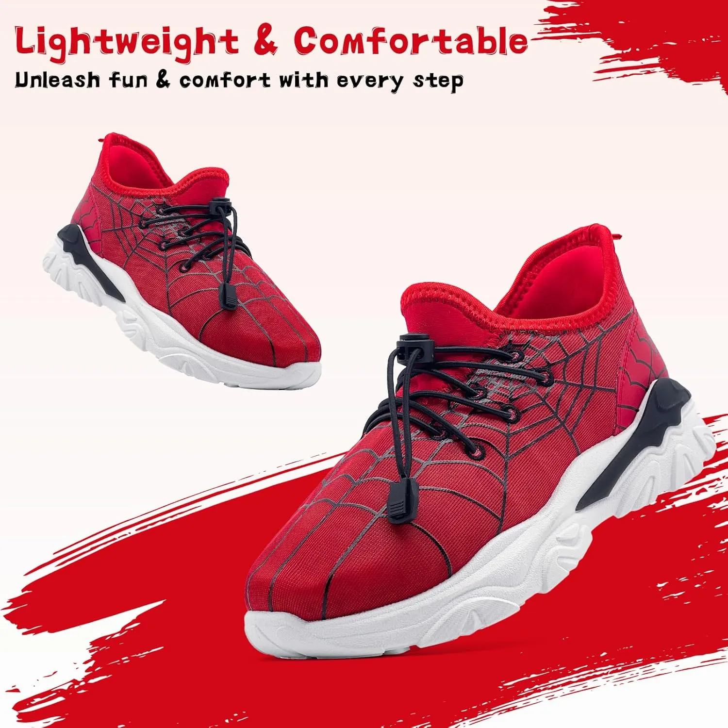 xinran & shengli Kids Boys Tennis Running Sneakers Girls Slip on Shoes Athletic Lightweight Gym Walking School Sport Shoes Toddlers Little Big Kids