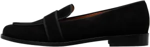 XYD Women's Closed Almond Toe Slip On Moccasins Low Heel Flats Comfy Formal Casual Office Work Dress Loafers Shoes