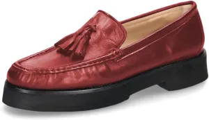 YDN Women's Classic Closed Toe Low Heels Loafers Pumps Tassels Slip On Moccasin Shoes Office Working Outfit Size 4-16 US