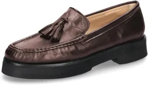 YDN Women's Classic Closed Toe Low Heels Loafers Pumps Tassels Slip On Moccasin Shoes Office Working Outfit Size 4-16 US