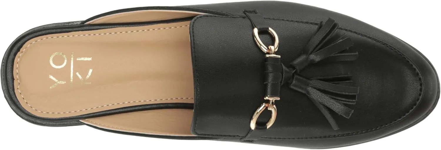 YOKI Women's Tassled Mules
