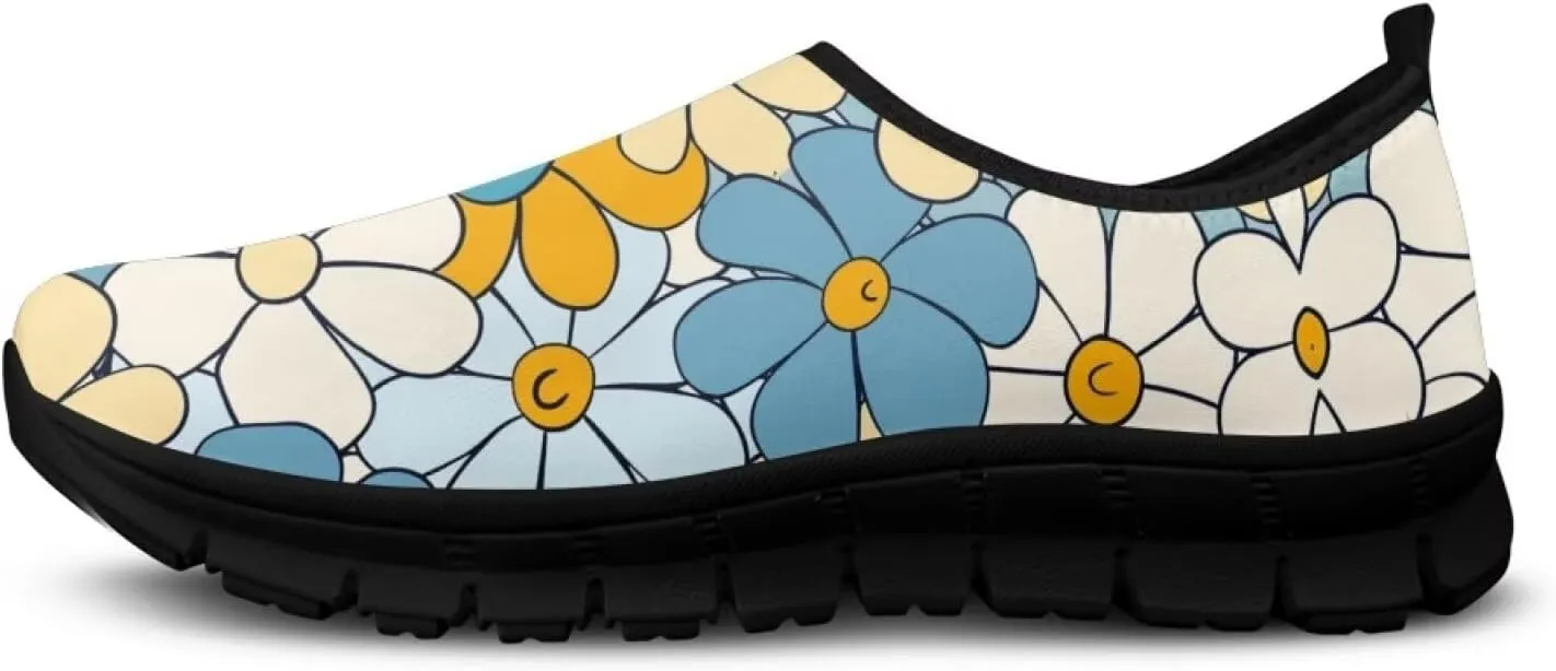 Ystardream Comfortable Shoes for Women Dressy Low Heel Slip On Sneakers