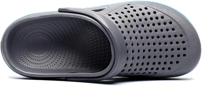 YUKTOPA Mens Garden Clogs Mules Anti-Slip Water Shoes Breathable Sandals Outdoor Beach Shower Slippers