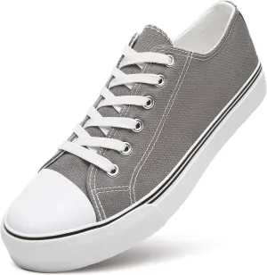 ZGR Mens Classic Casual Shoes,Lace-up Fashion Sneakers,Low Top Canvas Sneakers for Men